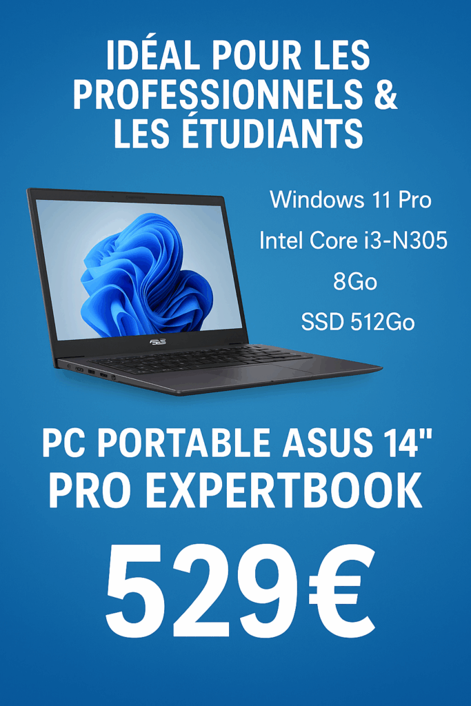 Ordinateur portable 14"" rentrée 2025