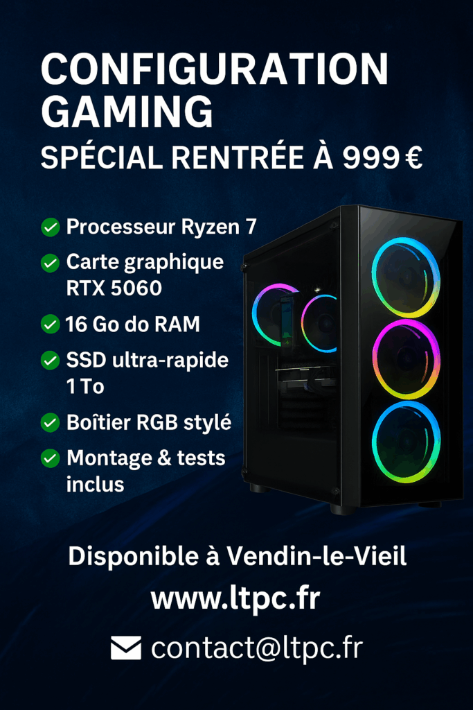 Configuration Gaming Rentrée 2025